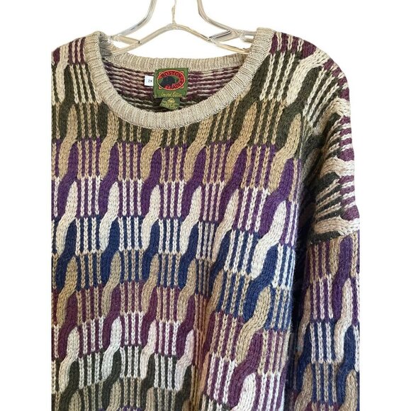 Boston Traders vintage Grandad chunky sweater  size 2X Excellent - Picture 1 of 7